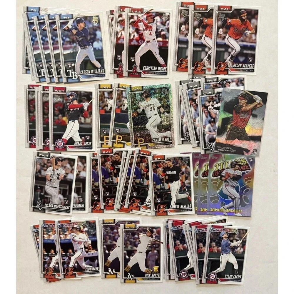 2026 Topps Series 1 Rookie Position Player Lot 60 Cards Dylan Crews Mayo RC